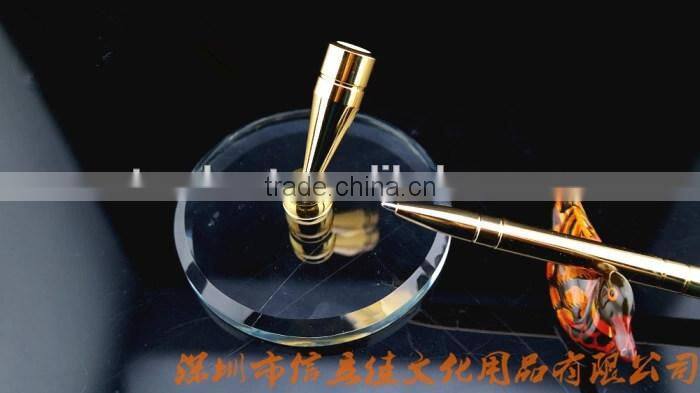 metal table pen , gold desk pen , stand pens
