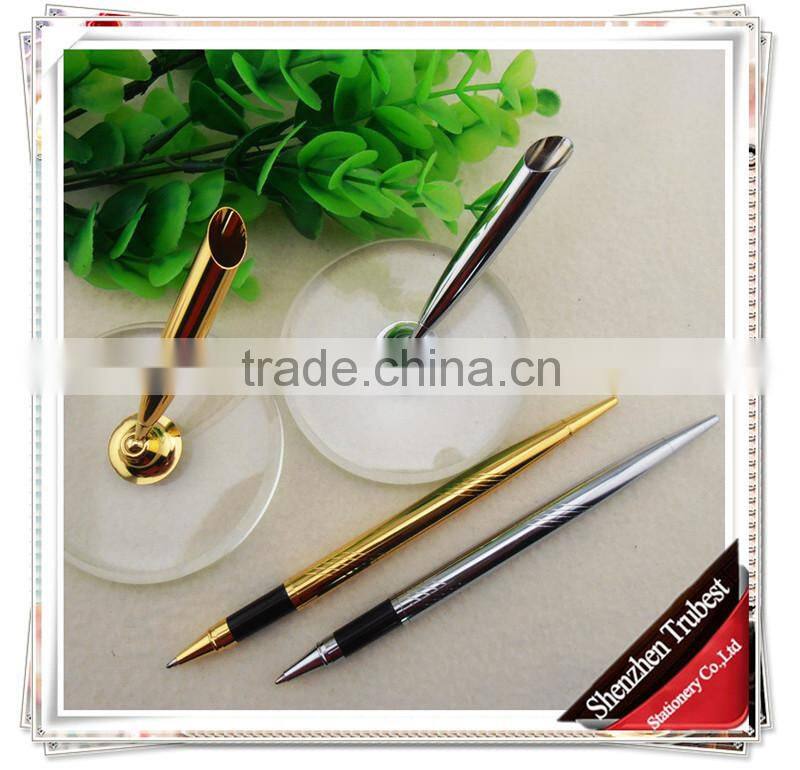 TT-05 high quality metal table pen , silver table pen for bank