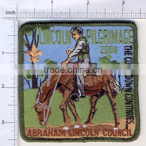 Embroidery garment badge and tag