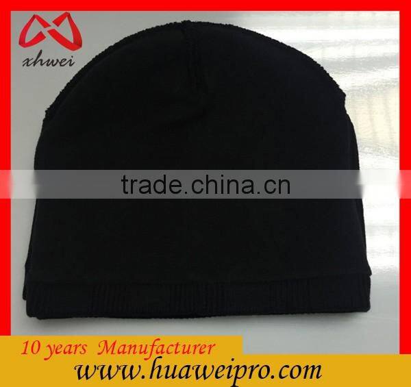 Alibaba China Oem Wholesale Fashion Custom Acrylic and Polyester Winter Knitted Beanie Hat