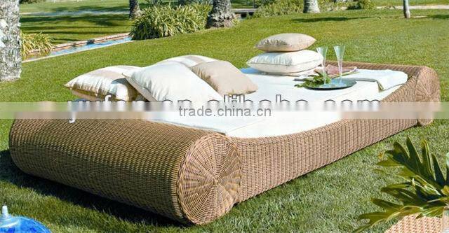 all weather round outdoor furniture daybed
