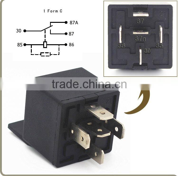 Plastic shell 5PIN 1H JD1914 relay, JD1914 auto relay