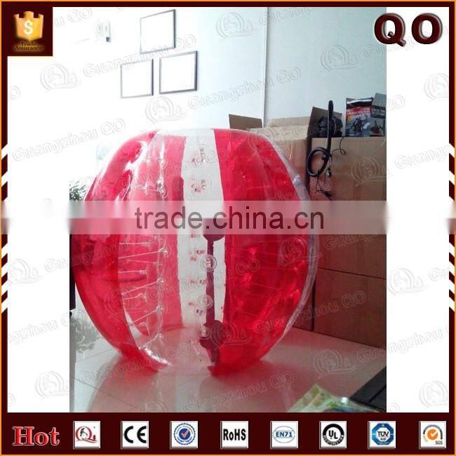 Transparent soccer ball customized color inflatable zorb ball