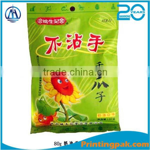 custom wholesale aluminum foil chia seed packaging bag with ziplock