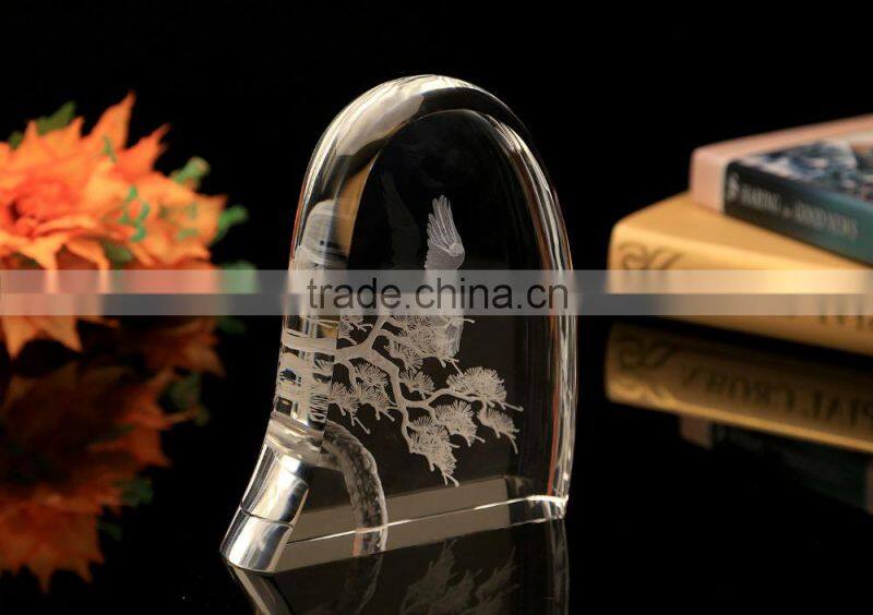 2015 hot sale clear crystal gift