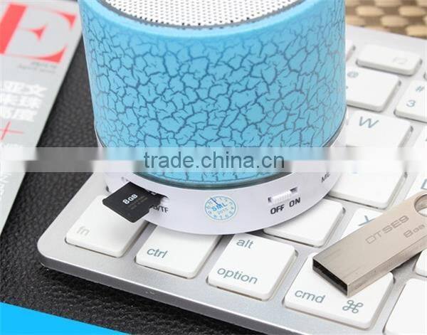 2016 Factory Price High Quality Mobile Bluetooth Wireless Mini Speaker With Led Flashing Light 2016 New Innovative Product