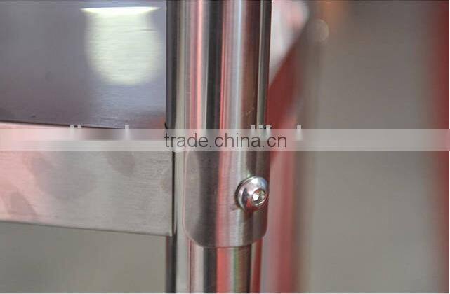 1.8M Stainless Steel Work Table With Backsplash And Two Floors