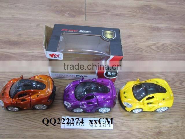 1:32 pull back Metal car-3 open the door & 3 colors,toys car for kids