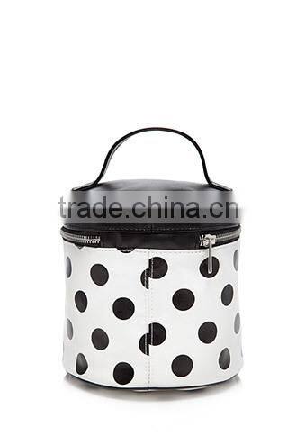Gift bag round PU dot Cosmetic Case