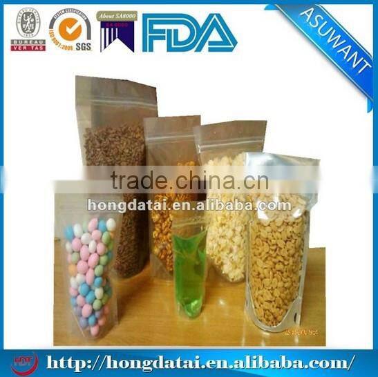 Wholesale machine price zipper plastic foil bag