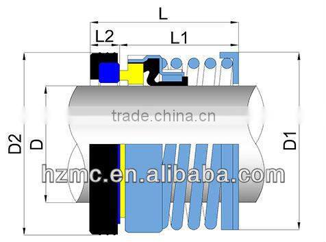 Type 21 Rubber Bellows Seal for Pump
