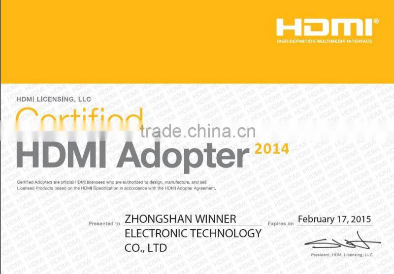Hdmi cable high end plastic molded hdmi extend cable