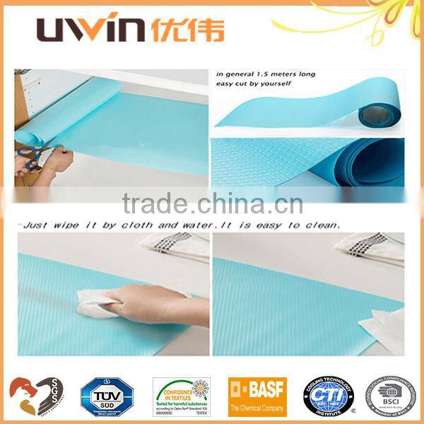 EVA plastic kitchen drawer liner multi purpose washable cabinet shelf liner