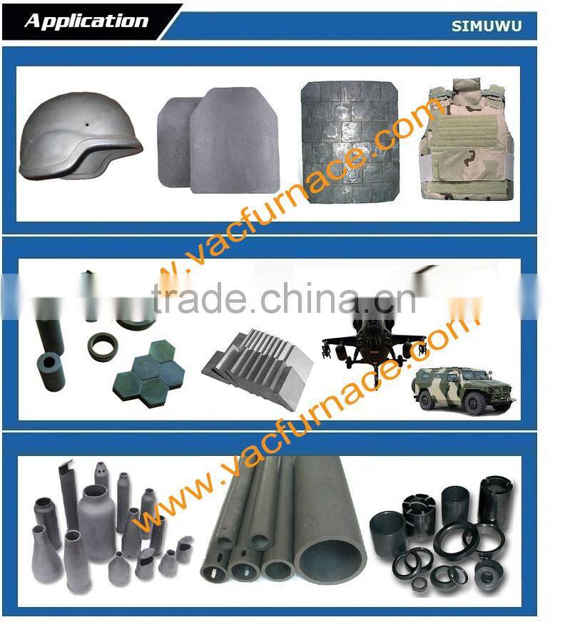 Binder removing and dust removing Sic vacuum sintering furnace