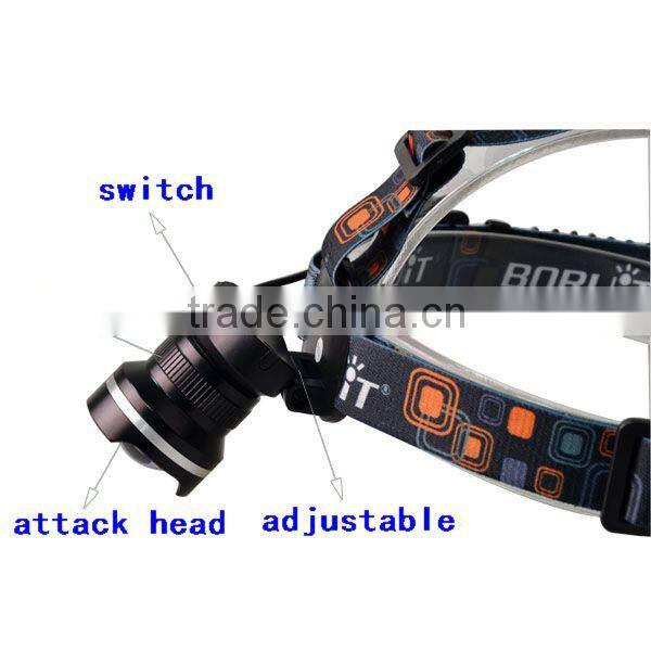 (10085) 395nm High Power AA Battery Zoom LED UV Headlamp for Hunting