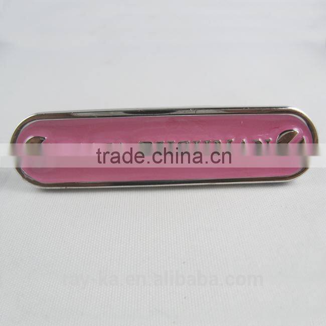 metal label for bags