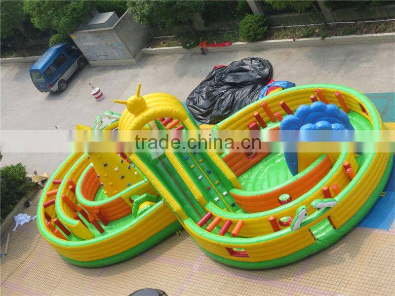 Outdoor Adult Inflatable Obstacle Course for Sale