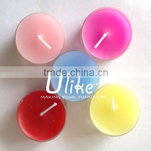 red candle romantic home decoration candle pillar candle