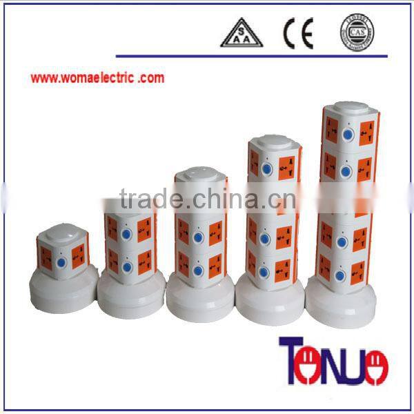 vertical layer desktop usb port flexible wire wall socket with usb port