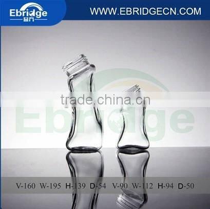 home use clear seasoning power glass bottles, spice shaker