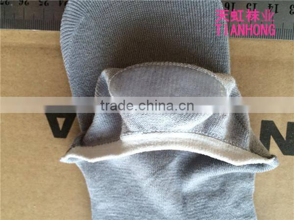 Grey Men Bamboo Invisible Socks