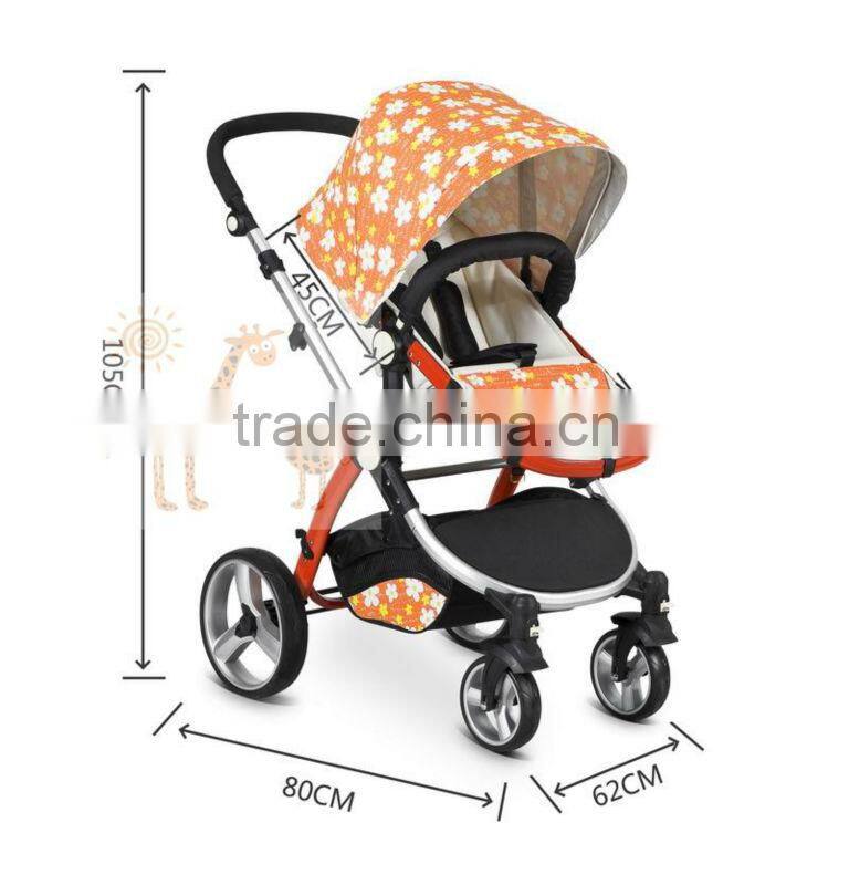 Baby Stroller 3 in 1 Europe Standard EN1888 Push Chair