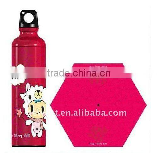 3 folding promotion outdoor bottle umbrella
