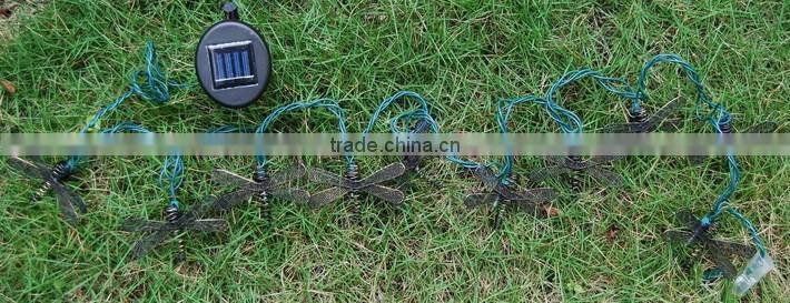 Solar metal dragonfly LED string light SO4811R