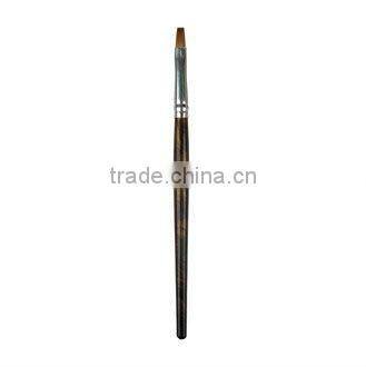 wooden handle makeup lip brush,makeup brush manufacturer in China