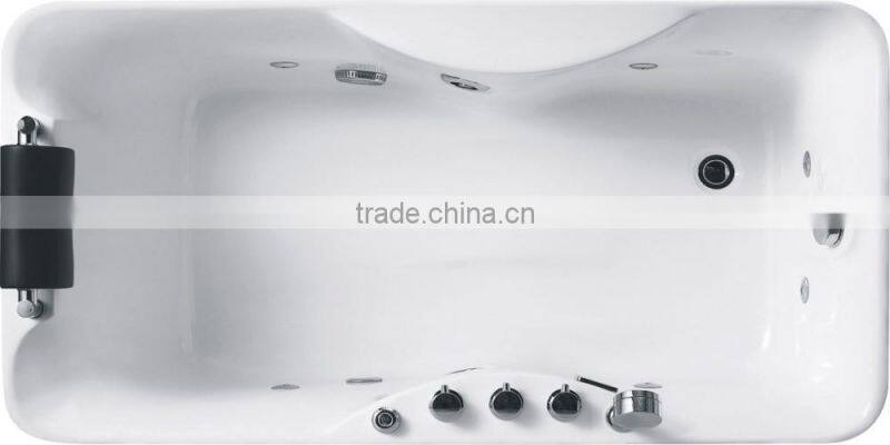 CE bathroom whirlpool tub/massage tub 1 person