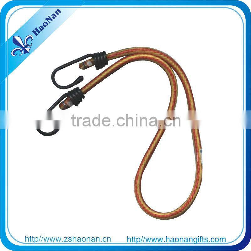 Natural latex bungee cord with plastic clips