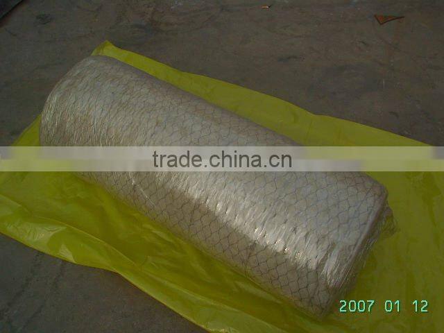 Rockwool insulation blanket with wire mesh