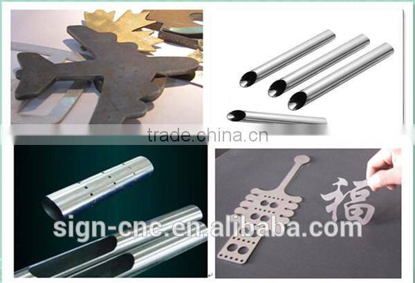 sign cnc YAG laser metal cutting machine for 1325