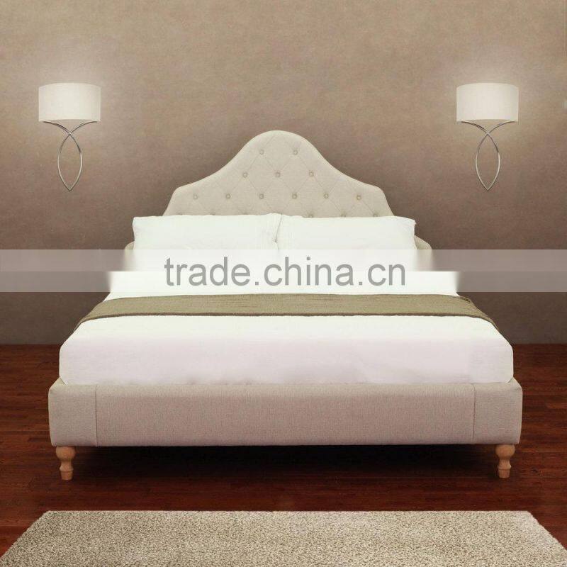 single Blue PU leather bed, super single size faux leather sofa bed, cheap faux leather bed 205