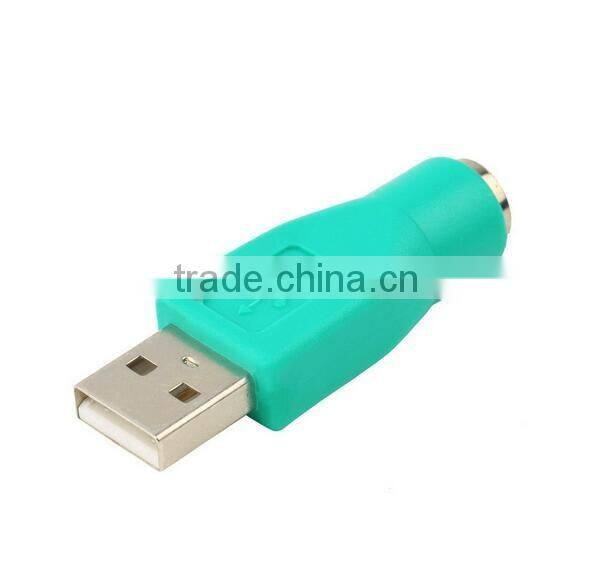 New USB Male To For PS2 Female Adapter Converter for Computer PC Keyboard Mouse