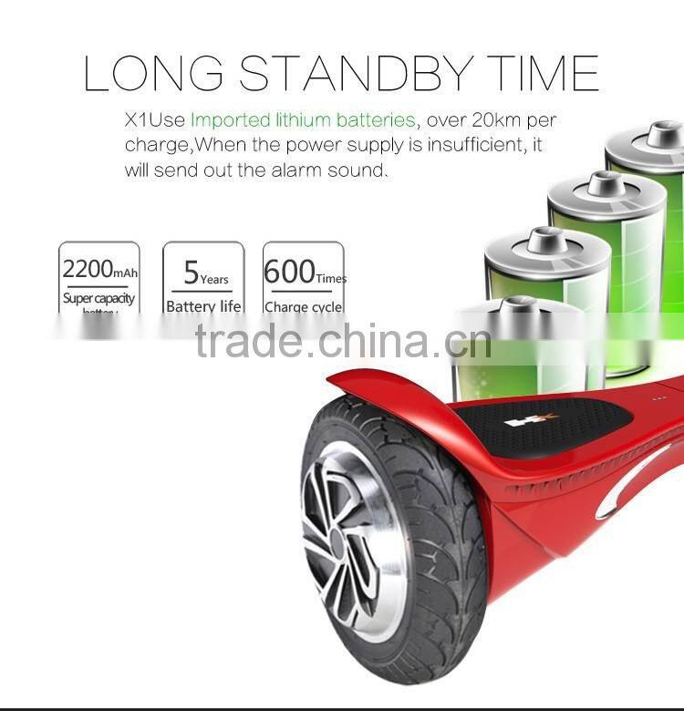 HTOMT Hot 6.5inch hoverboard two wheels self balancing electric scooter with CE FCC ROHS