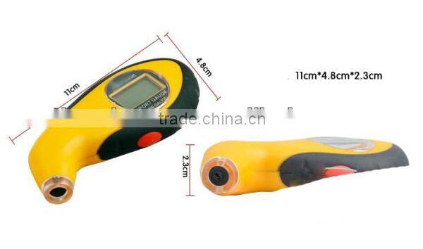 LCD Display Digital Tire Pressure Gauge with LED Flashlight