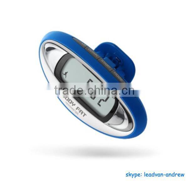 Flex Belt Clip Digital Step Count Body Fat Pedometer