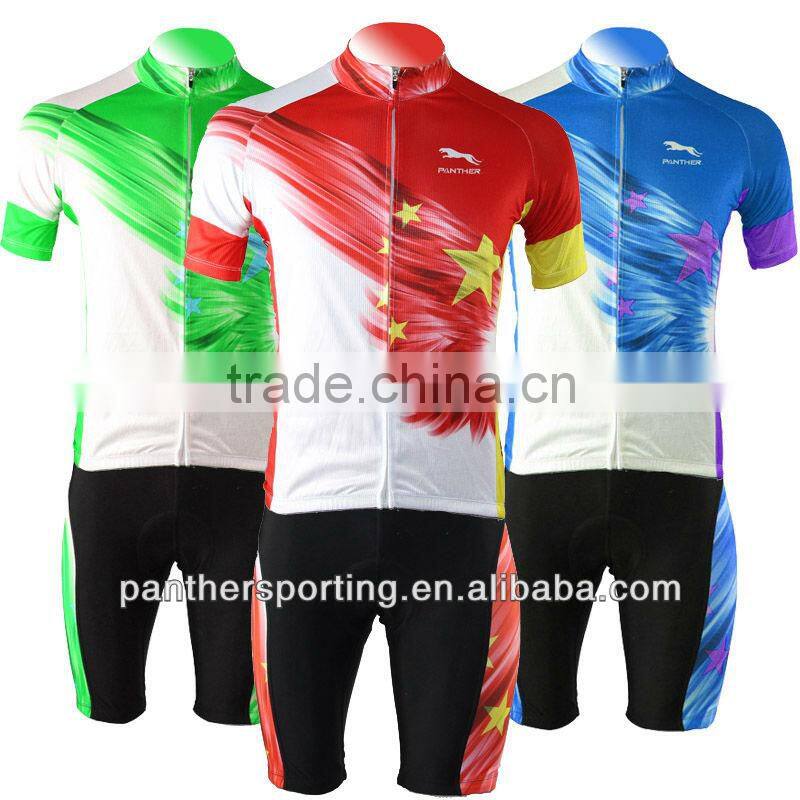 Lycra Fabric Shorts Sleeve Custom fixed bike wear