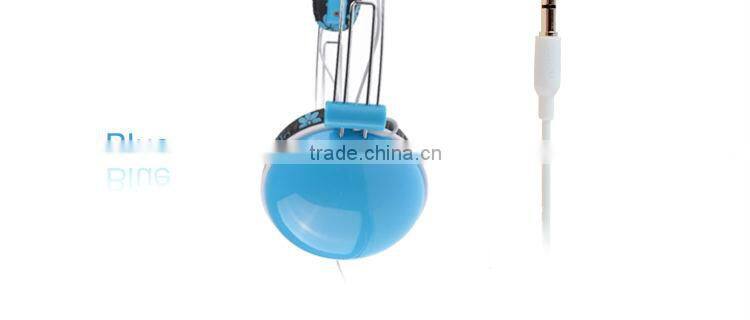 ULDUM top quality blue headset headphone with mic and remote