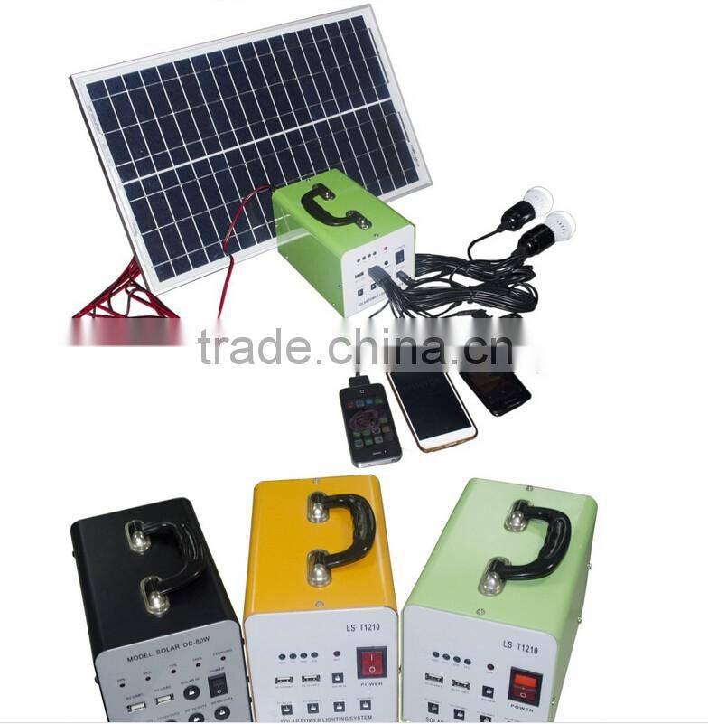 Good quality portable solar home system with USB port