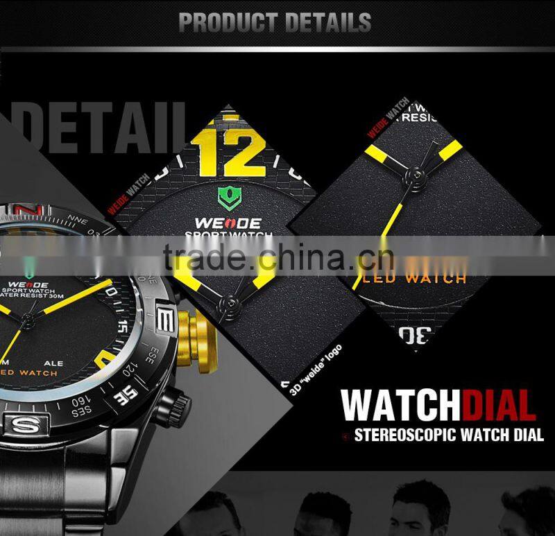 WEIDE japan movt quartz watches unique luxury watches brand diver watches wh2310