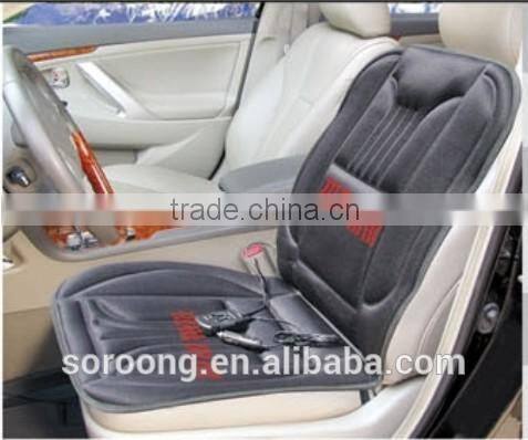 12V adult durable auto heated massage cushion make car seat comfortable