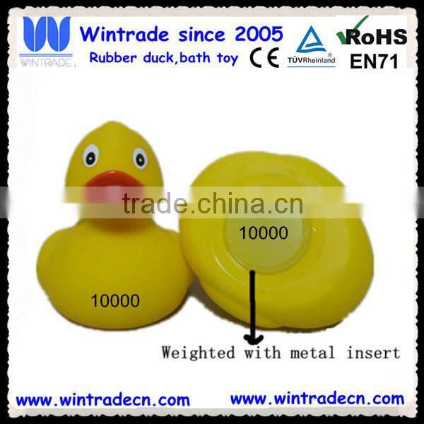 wholesale funny weighted floating bath duck toy