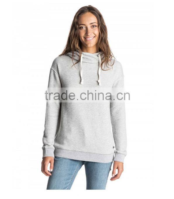 Custom pullover plain hooded women hoodies sweatshirt