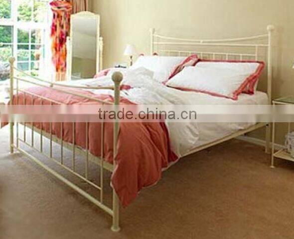 Contracted European style cheap unfold iron beddesigner stainless steel bed