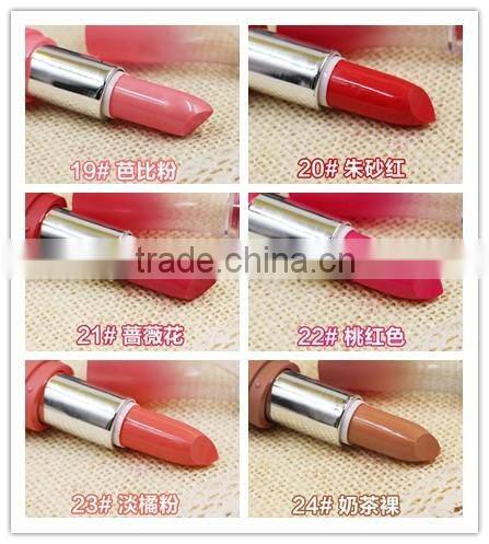 24pcs per set matte color longlasting kissproof lipstick