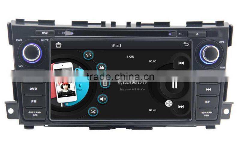 digital multimedia navigation system Car Lcd Monitor FOR nissan TEANA 2013 with 3G GPS DVD BT