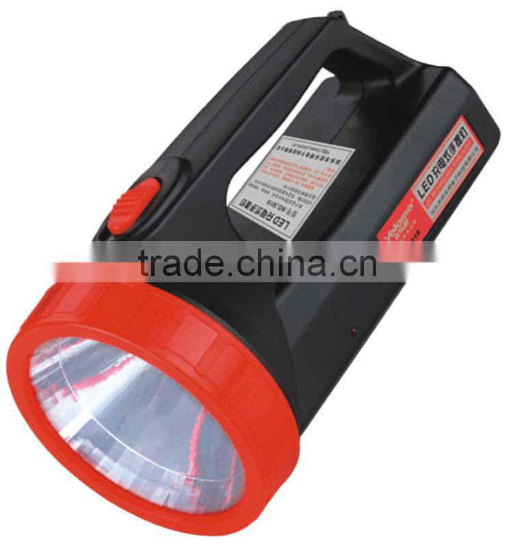 Super brightness hunting portable led lighting fixture with 1500 mah high power led searchlight