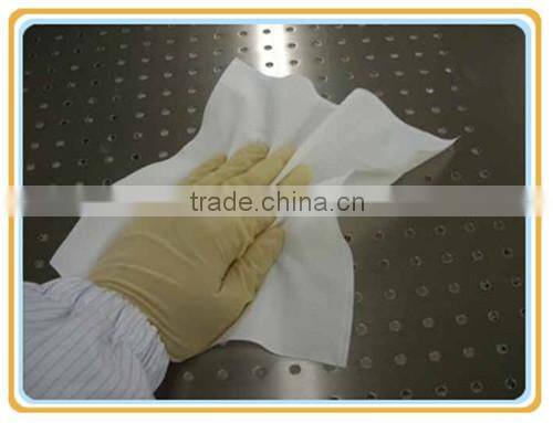 Blue/White Cleanroom cleaning Microfiber Wipers